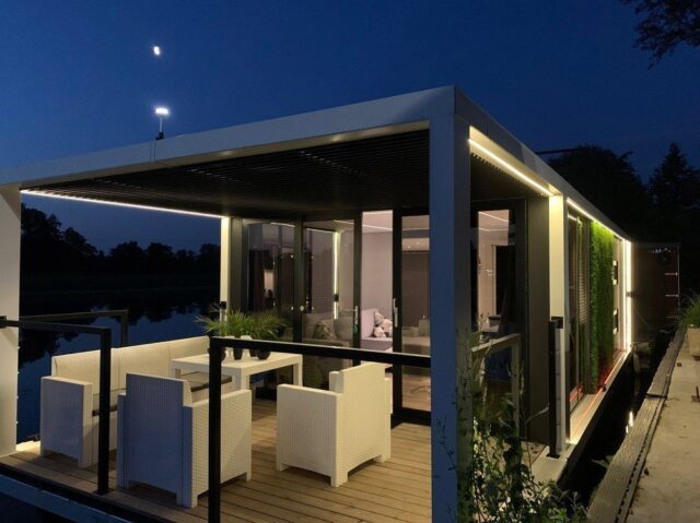 modern 11 terrace future houseboat