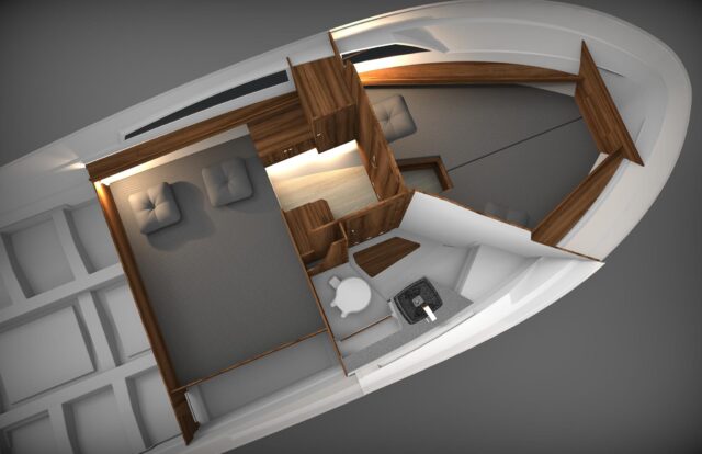 nautic 880 layout cabins